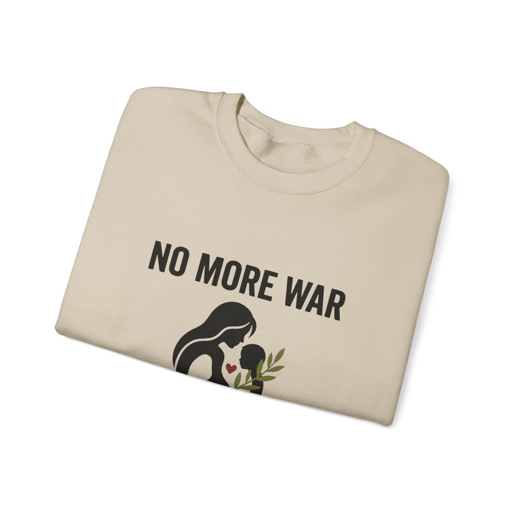 No More War Sweatshirt | Anti-War, Peace, Ceasefire, Solidarity Protest. Navy