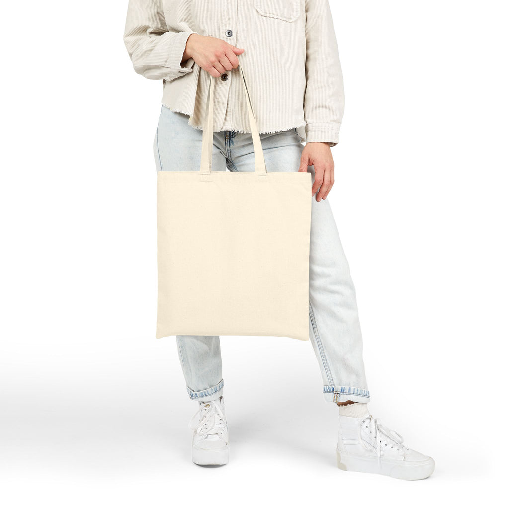 Gothic Arch Minimal Tote | Monastic Minimalism, Scripture Micro-Text