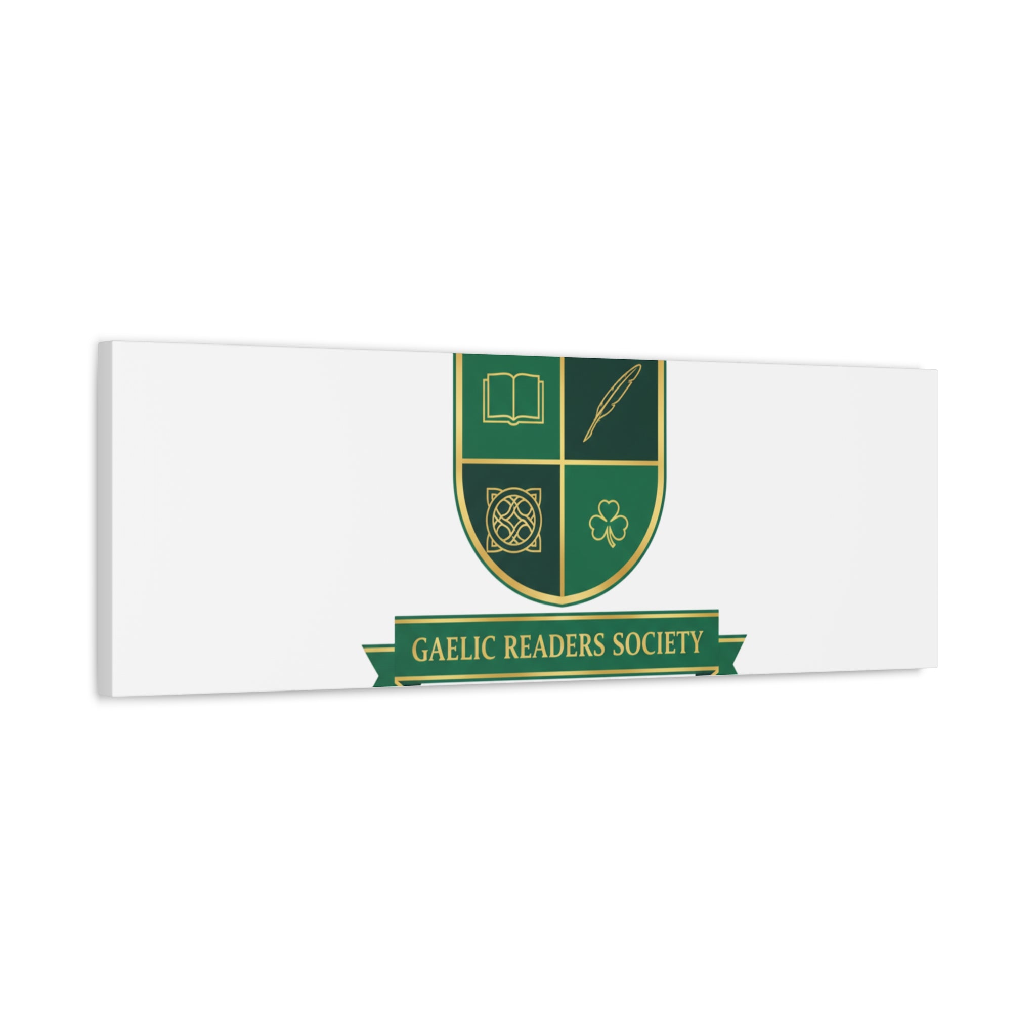 Gaelic Crest Shield Canvas | Celtic crest, Irish heritage logo 36" x 36" 1.25"
