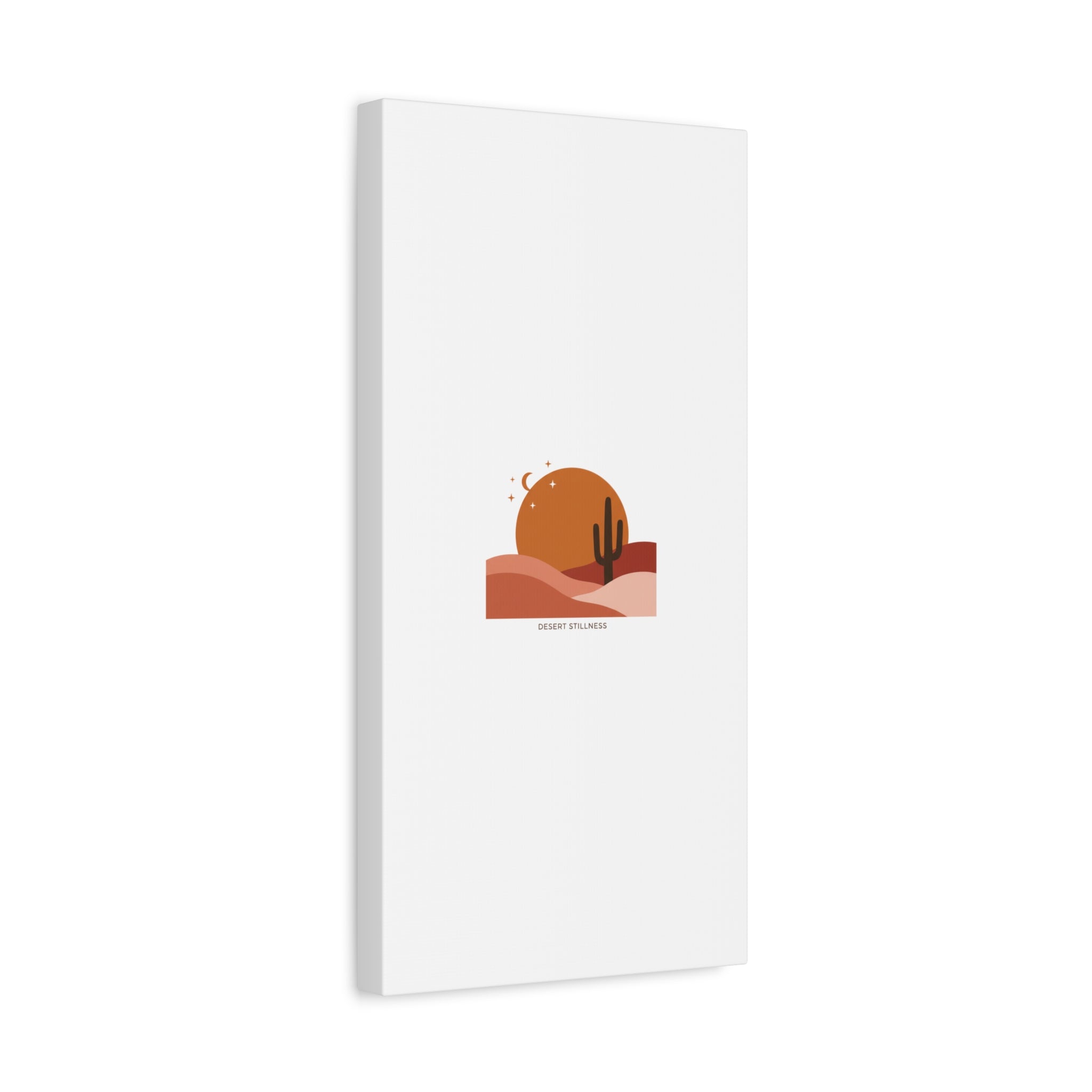 Desert Stillness Canvas, Desert Sunset Minimalist Mesa | Southwestern Art Print 36" x 36" 1.25"