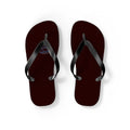 Classic Solid-Color Flip Flops – Casual Beach & Everyday Sandals S Black sole