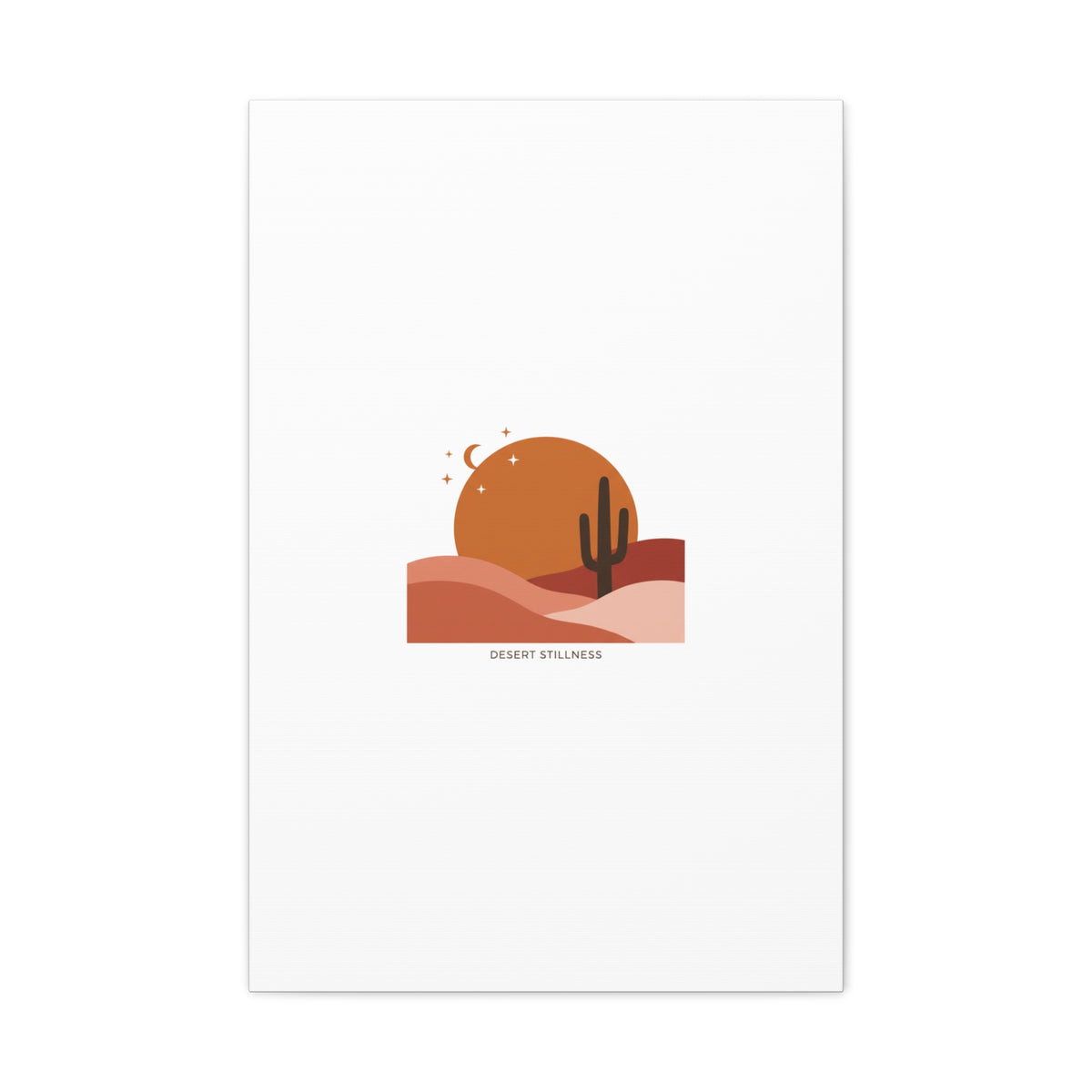 Desert Stillness Canvas, Desert Sunset Minimalist Mesa | Southwestern Art Print — product image 39