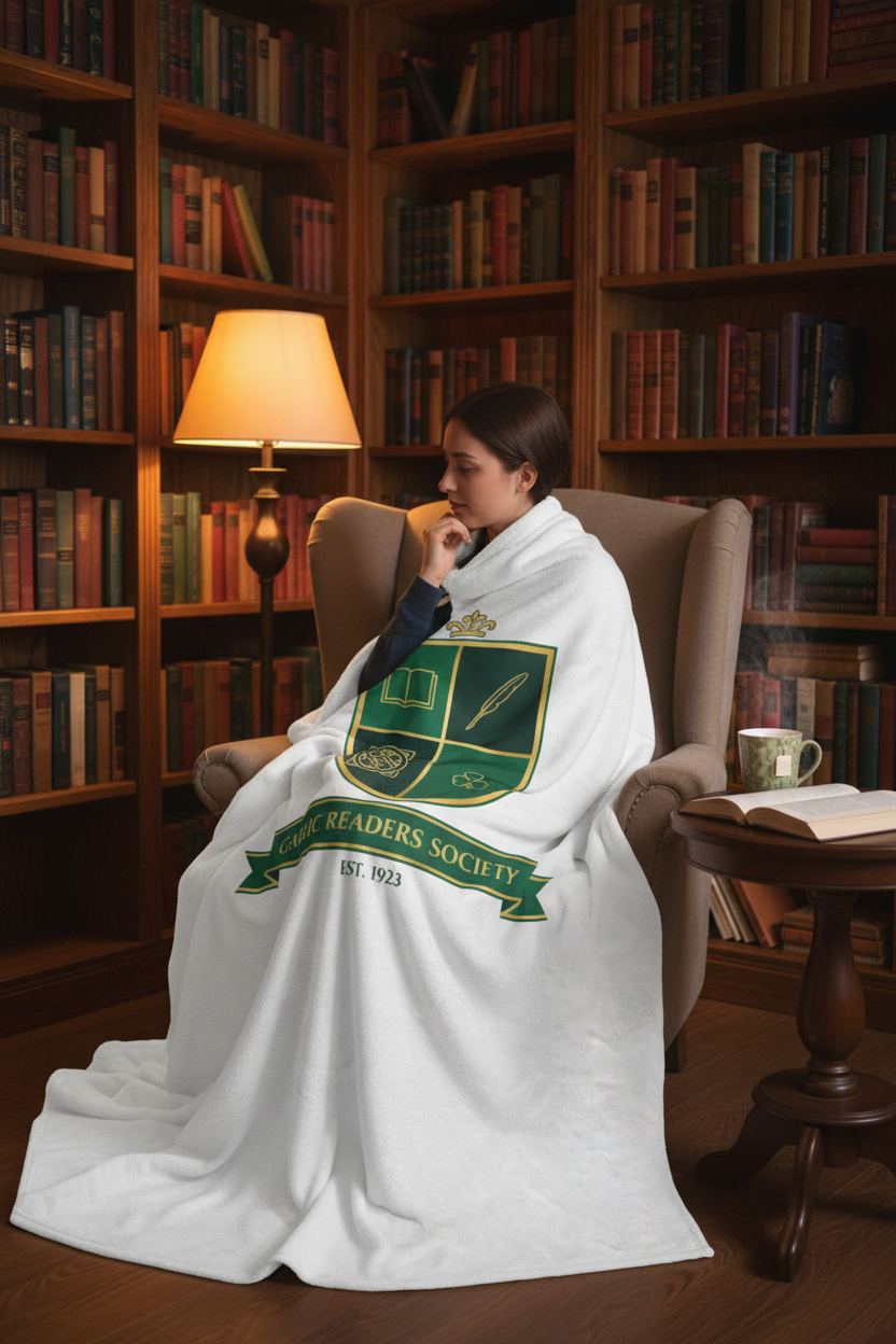 Celtic Blanket - Reading Nook