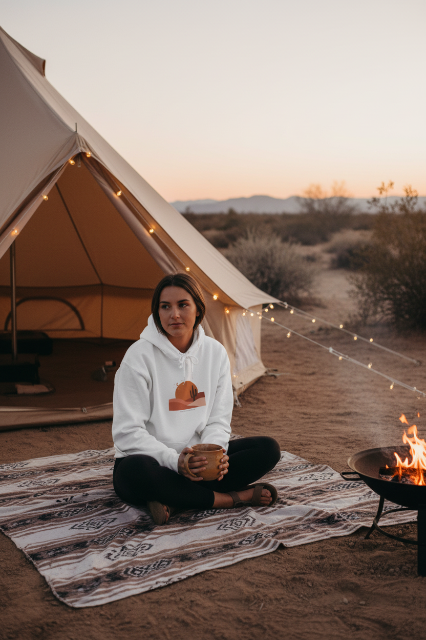 Desert Mesa Hoodie - Glamping