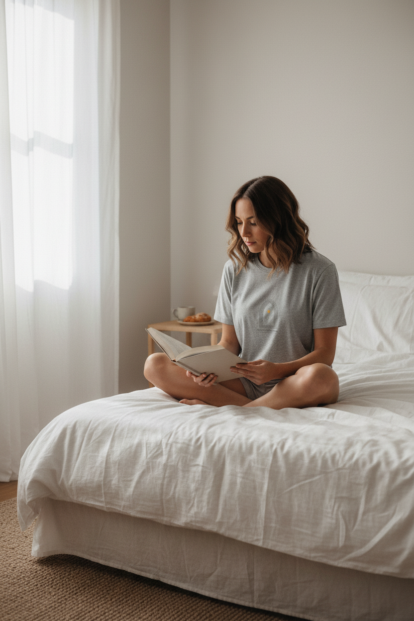 Gothic Tee - Bed Reading