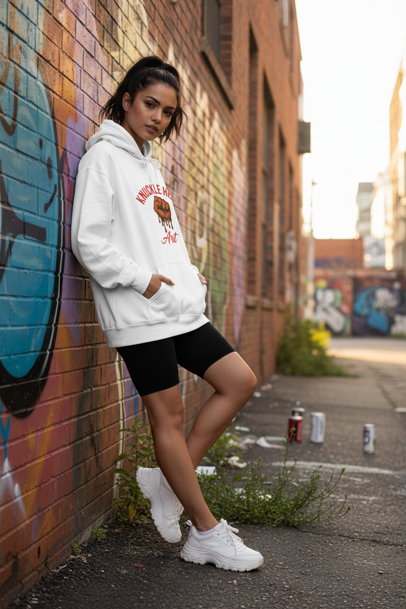 KH Hoodie - Graffiti Wall Woman