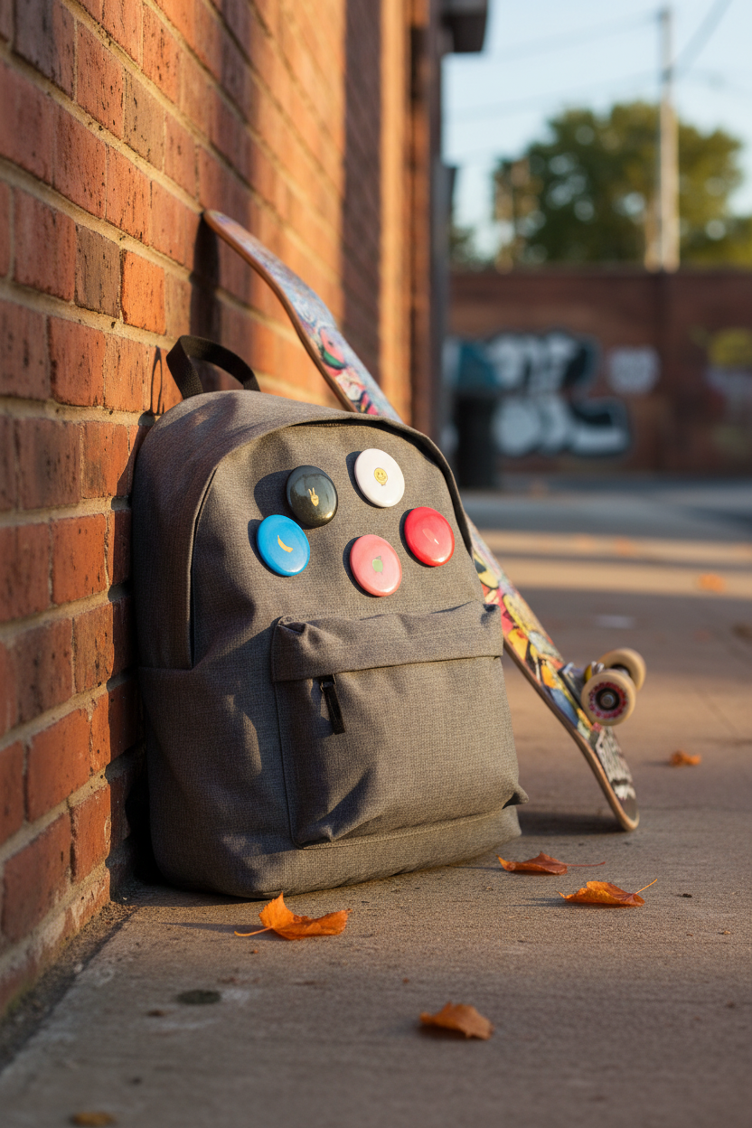 Pin Buttons - Backpack