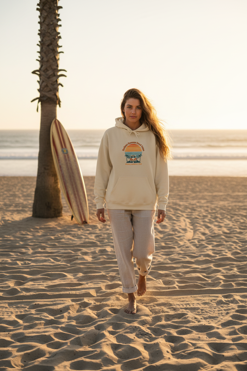 Retro Surf Hoodie 2 - Beach
