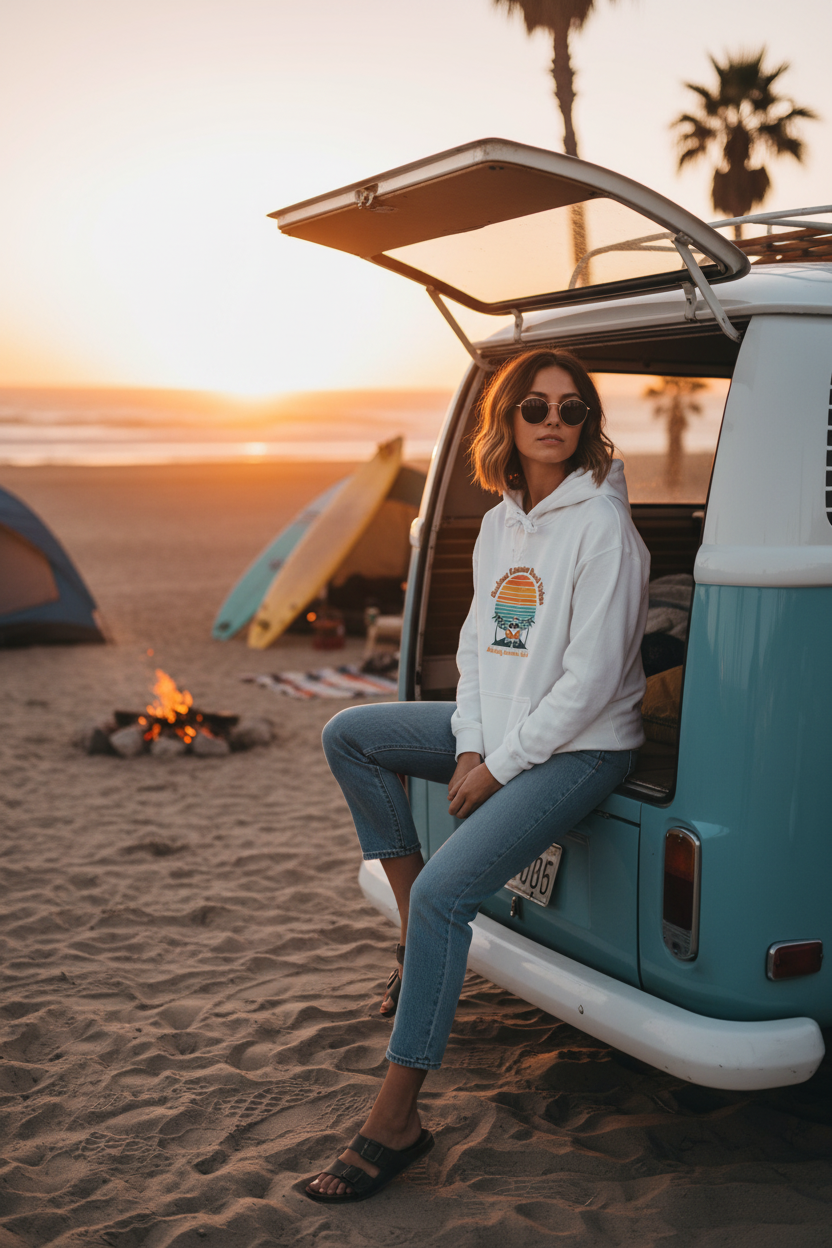 Retro Surf Hoodie 2 - Tailgate