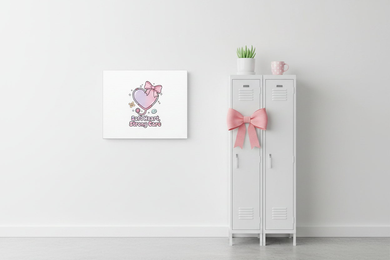 Soft Heart Canvas - Break Room