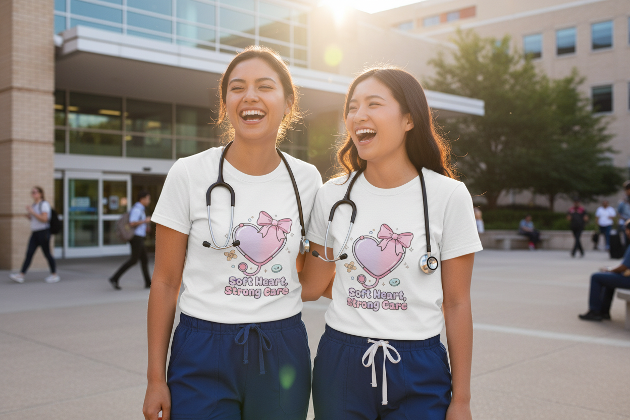 Soft Heart Tee - Besties