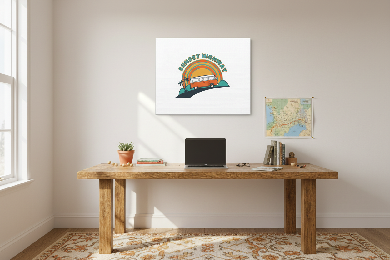 Sunset Highway Canvas - Office