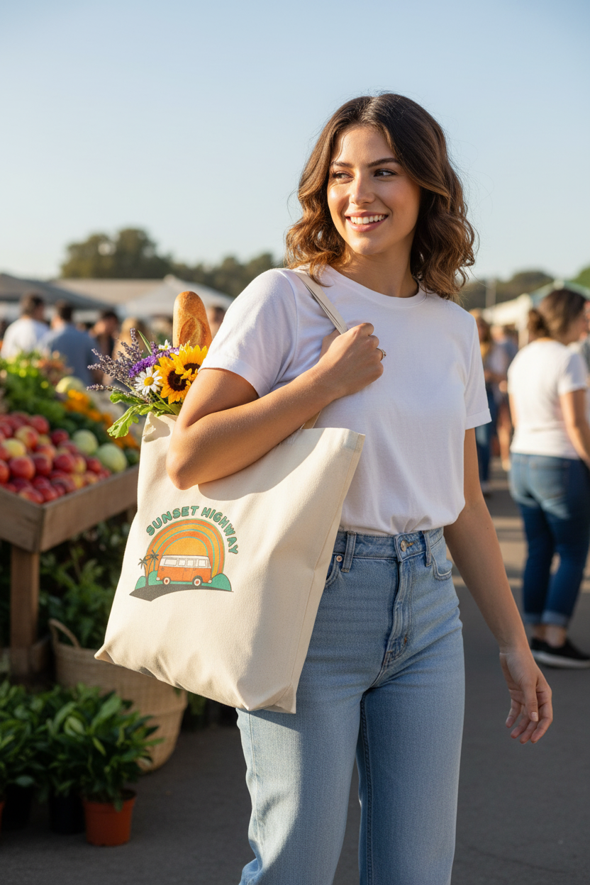 Sunset Highway Tote - Farmers Market