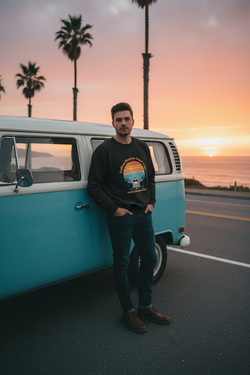 Vintage Camper - Highway